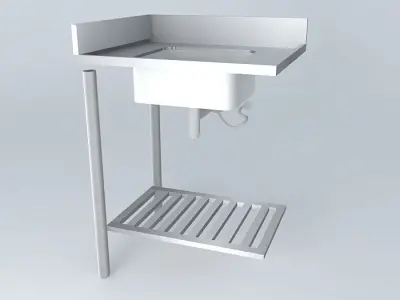 Kit216 Bench Canto V2 Inox Cuba by Alex Marques Free 3D model