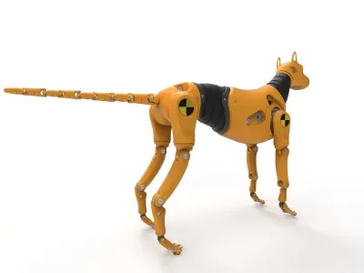 Dummy Robot Dog 3D model
