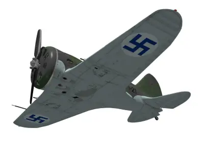 Polikarpov I-16 Rata Type18 3D model