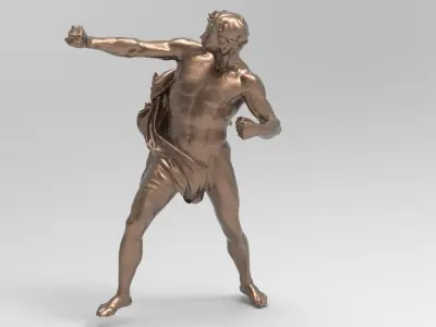 Apollo storm sculpture 3D model
