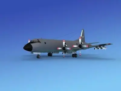 Lockheed P-3 Orion Netherlands 3D model