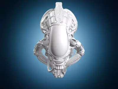 Xenomorph Alien Sculpture 3D print model