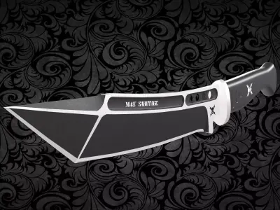 tactical knife  m48 sabotage Low-poly 3D model