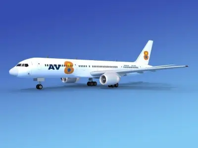 Boeing 757-200 AV8 Air 3D model