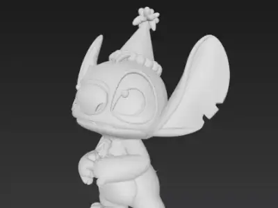 Stitch - Birthday 3D print model