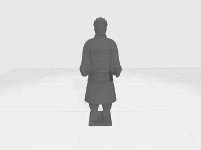 Terracotta Warriors Officer 3D Model 3D print model