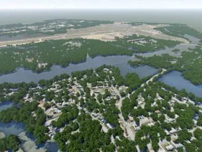 Norfolk International Airport 3D model