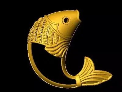 New Fish modeling 3Dm Free 3D print model