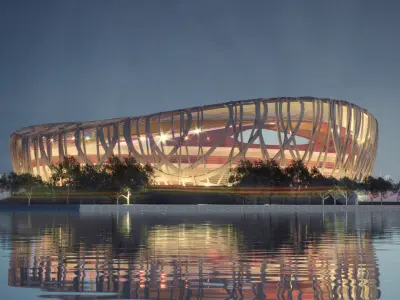 Bird Nest Stadium 3D model