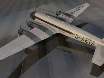 Focke-Wulf Fw-200A Airliner 3D model