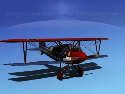 Albatross DIII Fighter 3D model