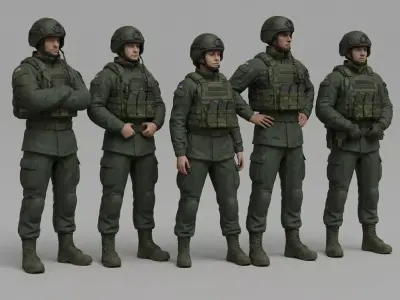 Ukrainian Tank Crew 3D print model purchase