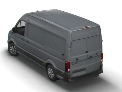 Volkswagen Crafter MWB Trendline UK-spec 2020 3D model