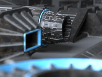 Sci-fi Pack Base Mesh Low-poly 3D model