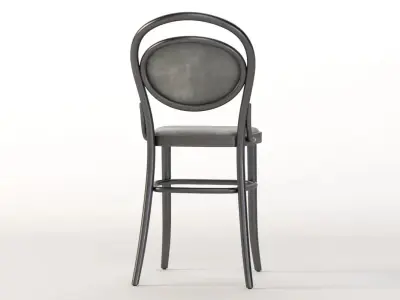 Michael Thonet 20 Era Commercial Bentwood Bar Chair 3D model