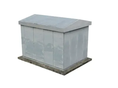 pad-mounted transformer substation 3D model