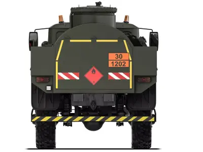 Ural 4320 ATZ-5 1998 3D model