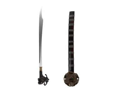 Balato Sword Low-poly 3D model