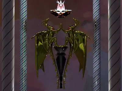 Golden Dragon art collection 3D model