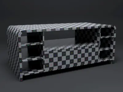 Rounded Coffee Table M 2 3D model Free 3D model