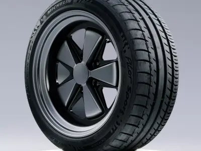 Michelin Pilot Sport PS2 N3 Real World Details 3D model