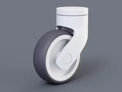 Caster Wheel Brakeless 3D model