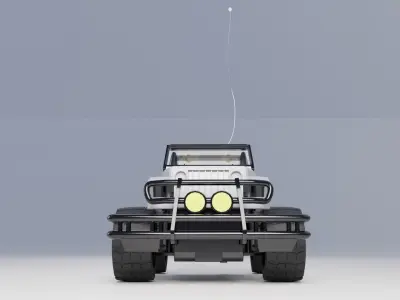 Jeep Car Toy Remote Control Free 3D model