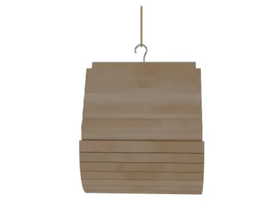 Wooden Birdhouse 3D Model Low-poly 3D model