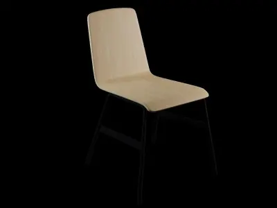 Modern Stool Free low-poly 3D model