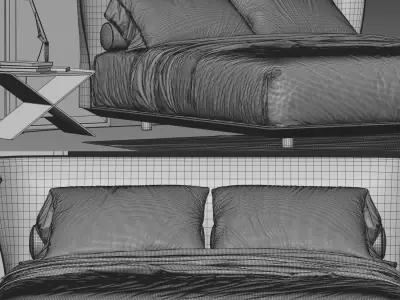 Alys Bed Set 3D model