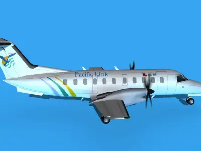 Embraer EMB120 Pacific Link 3D model