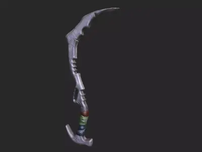 Machete Low Poly sword Low-poly 3D model