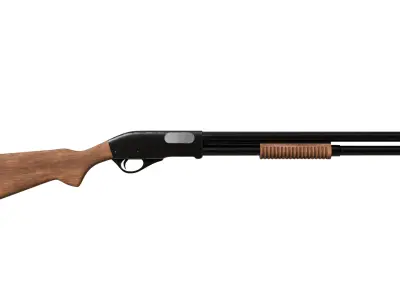  Pump-Action Shotgun  3D model