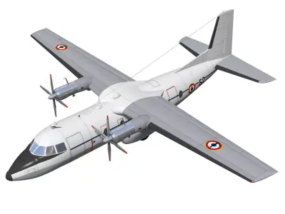 Nord-Aviation Nord 262 fregate 3D model