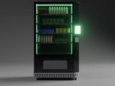 Futuristic Vending Machine Model 3D model