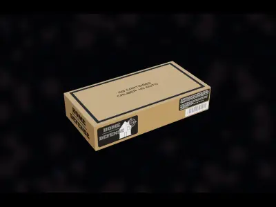 NZ SMG 45 ACP Ammo Low-poly 3D model