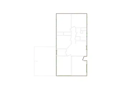 Simple Exterior Sketch by Interior - 1501-2000 SF - Xactimate 3D model