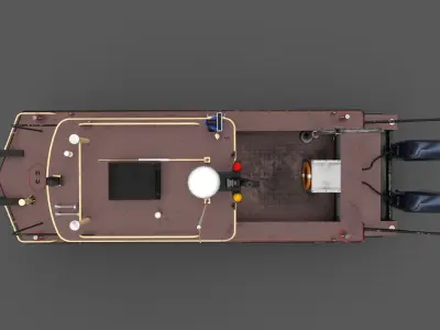 SeaArk Little Giant 25 Low-poly 3D model