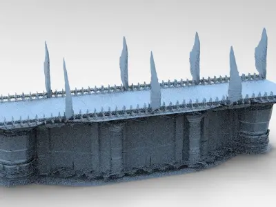 Wizards observation Cathedral Bridge 3 3D model
