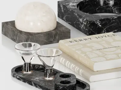 Decorative set 3 Free 3D model