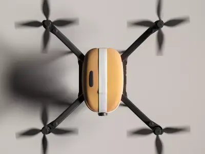 A Modern Camera Drone 3D model