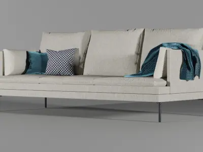 Zanotta William Couch Free 3D model