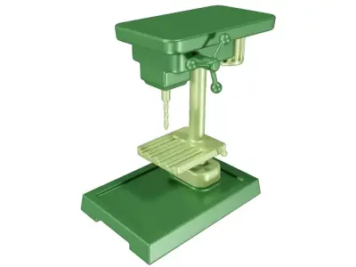 Marvelous Drilling Machine Toy Low-poly 3D model