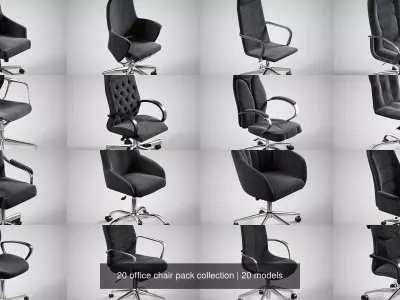 20 office chair pack collection 