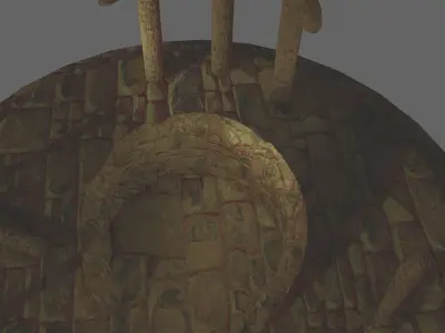 Antic Temple Ruins 3D model