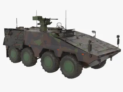 APC Boxer Brown Clean and Dirt 3D model