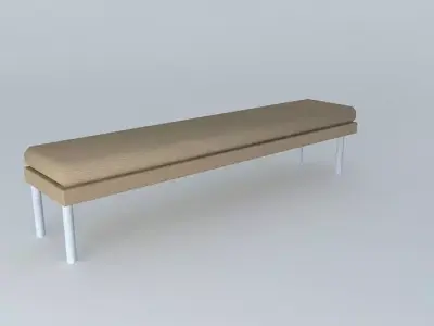 Custom Bench Decoro  Free 3D model