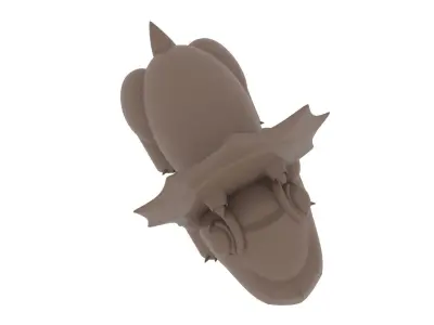 Mini Dinosaurs With Lying Position 3D model