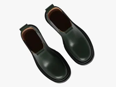 Chelsea Boots Green 3D model
