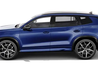 Volkswagen Tayron 2025 with interior 3D model